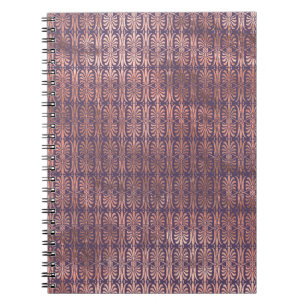 Carnet Rose Gold Glamour et Lavande Art Déco