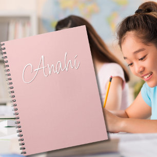 Carnet Rose Gold personnalisé