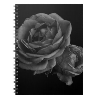 Carnet Rose gothique noir