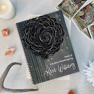 Carnet Rose gothique Noir & Gris Lectures intuitives Taro