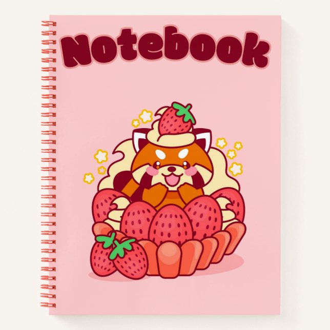 Carnet 💗 rose Kawaii 🧡 ✨ (Devant)