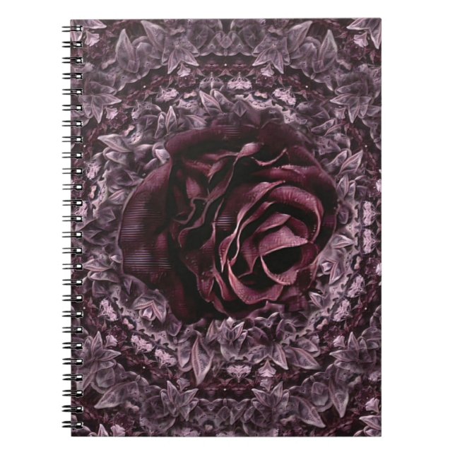 Carnet Rose Mandala (Devant)