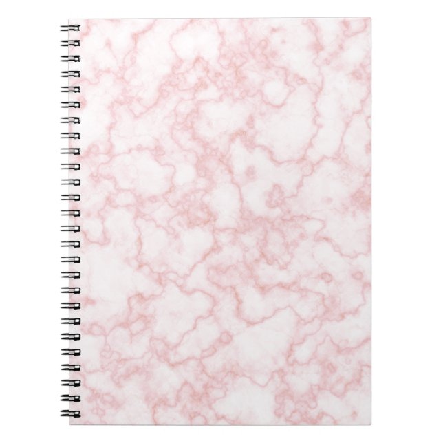 Carnet rose marbre (Devant)