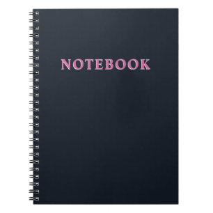 Carnet Rose marine profonde