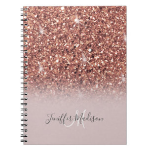 Carnet Rose personnalisé Parties scintillant Gold Driver