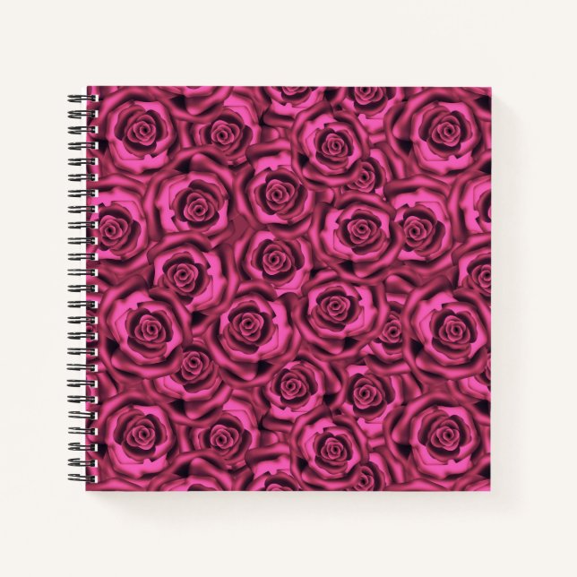 Carnet Rose rose (Devant)