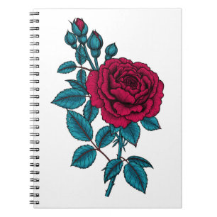 Carnet Rose rouge