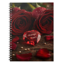 Rose rouge romantique Valentine Histoire d'amour É