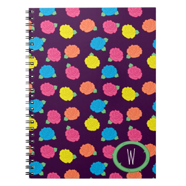 Carnet Roses Néon (Devant)