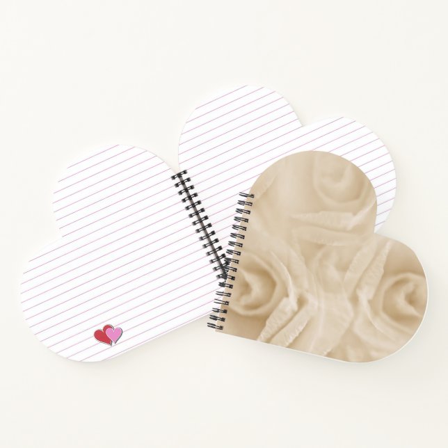 Carnet Roses papier Sepia (Intérieur)