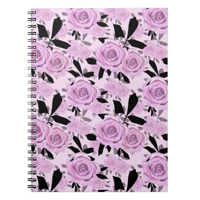 Carnet Roses roses (Devant)