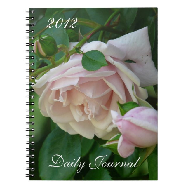 Carnet Roses roses-Journal quotidien-Année (Devant)