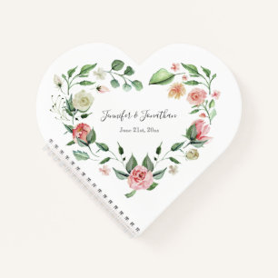 Carnet Roses roses roses traditionnelles avec noms Mariag