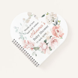 Carnet Roses roses roses vertes Foliage Baby shower Carne