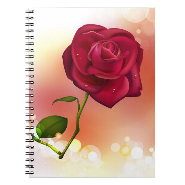 Carnet Roses rouges (Devant)