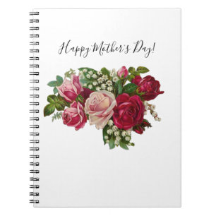 Carnet Roses victoriens classiques Lily of the Valley Rom