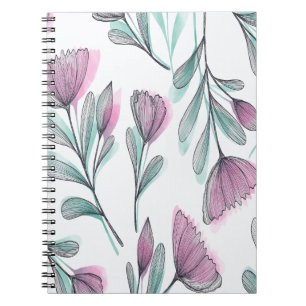 Carnet Roses violets