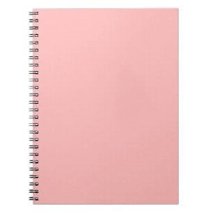 Carnet Rosettes roses couleur uni Pastel Impression