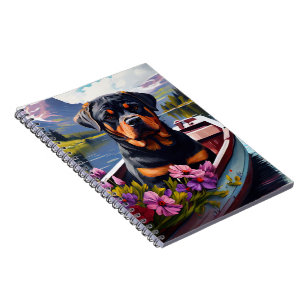 Carnet Rottweiler sur une pédale : une aventure Pittoresq