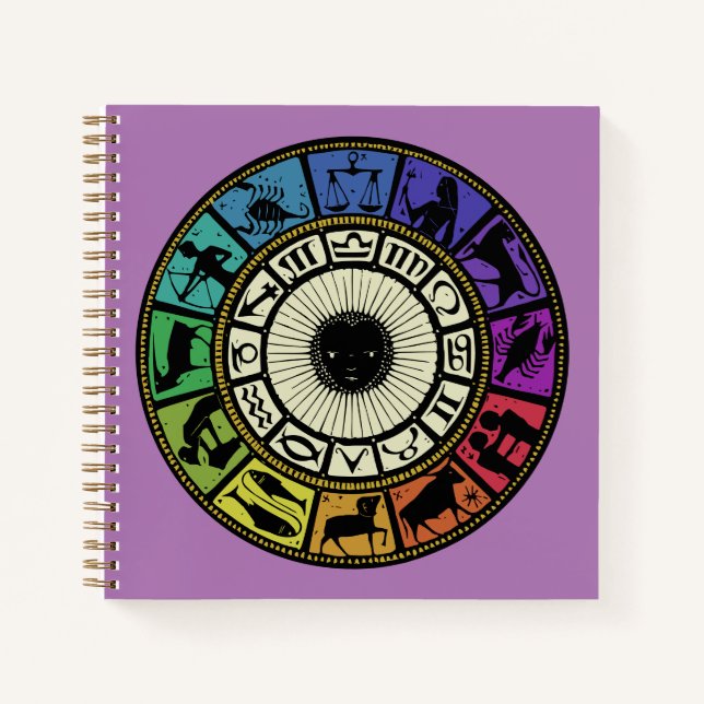 Carnet Roue vintage Zodiac (Devant)