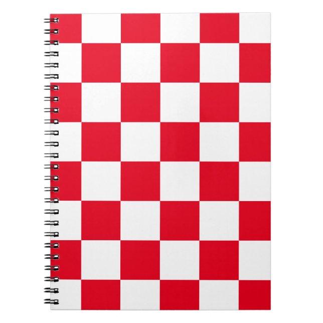 Carnet Rouge Checkered (Devant)
