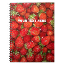 Carnet rouge fait sur commande de journal de