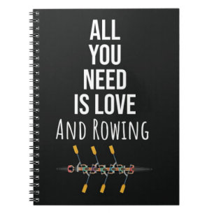 Carnet Rower Cadeaux Aviron Crew Racing Bateau Sport