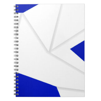 CARNET ROYAL BLUE DOVE ORIGAMI FEATHER
