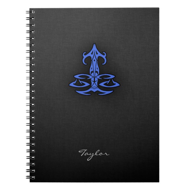 Carnet Royal Blue Libra (Devant)