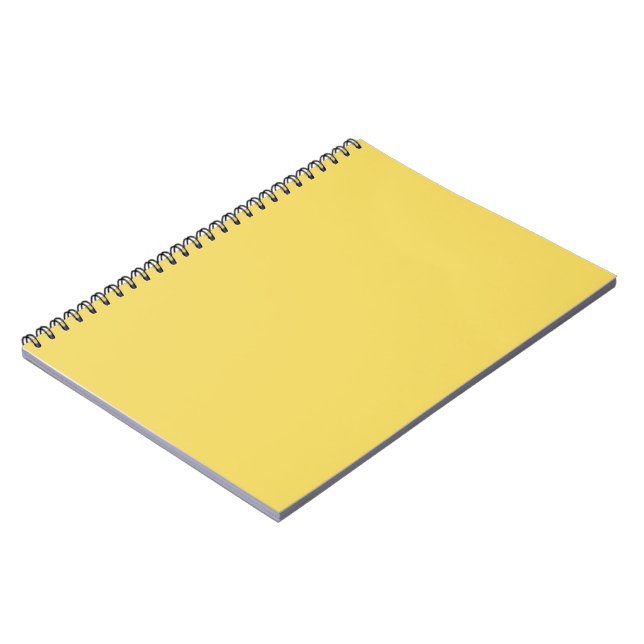Carnet Royal Gold Solid Plain Color (Côté gauche)