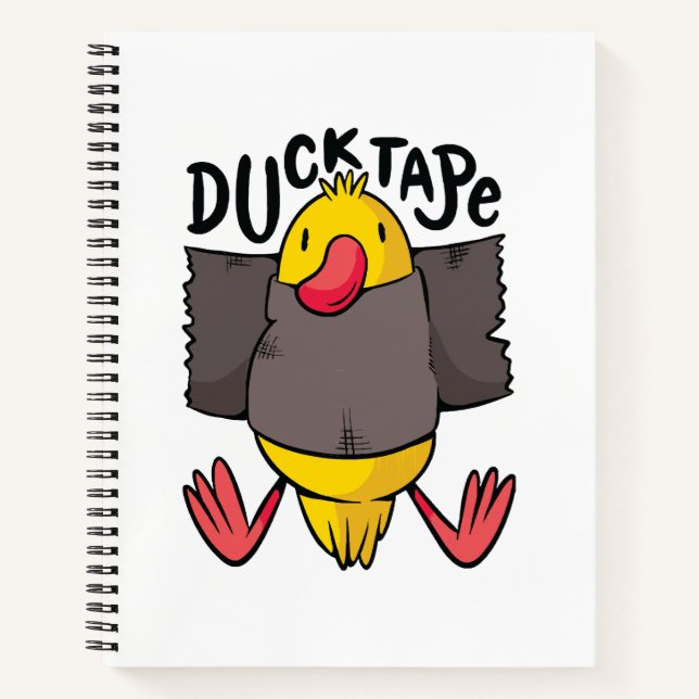 Carnet Ruban Canard Drôle (Devant)