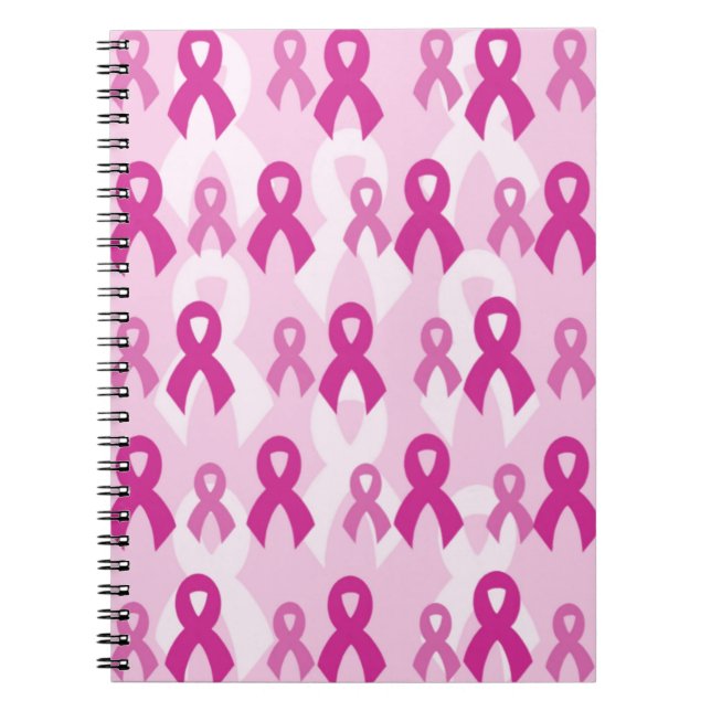 Carnet Rubans roses/Lumière...Cancer du sein (Devant)