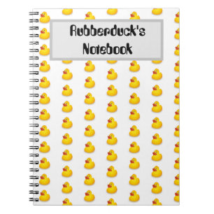 Carnet Rubberduck personnalisé