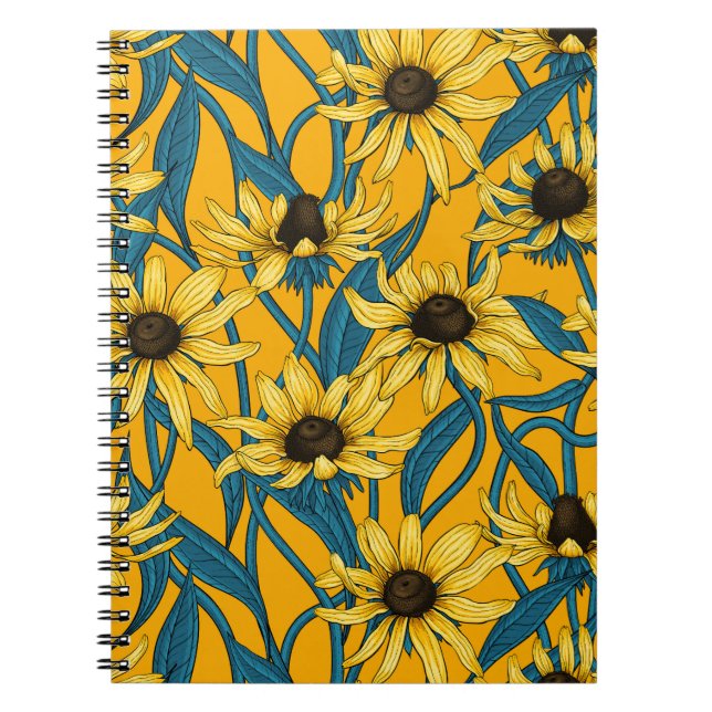 Carnet Rudbekia jaune (Devant)