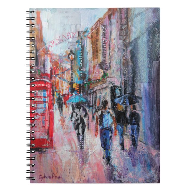 Carnet Rue de Carnaby de jour pluvieux (Devant)