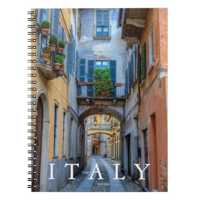 Carnet Rue de la ville étroite, Italie (Devant)