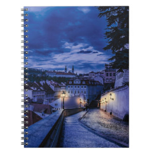 Carnet Rue du soir à Prague