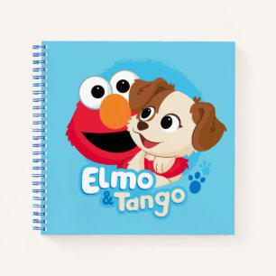 Carnet Rue Sésame   Badge Elmo & Tango