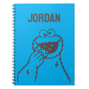 Carnet Rue Sesame   Cookie Monster Bright