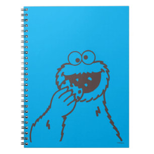 Carnet Rue Sésame Cookies Monster Bright