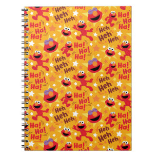 Carnet Rue Sésame Elmo Ha ! Ha ! Ha ! Motif