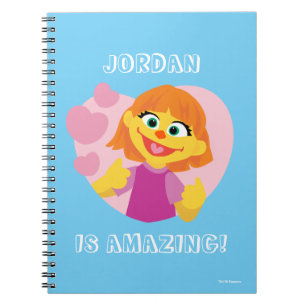 Carnet Rue Sésame Julia Cœur Rose