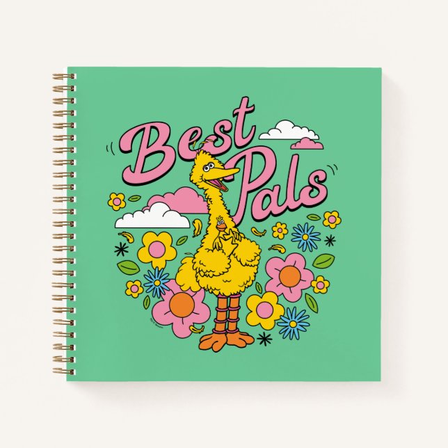 Carnet Rue Sésame | Meilleurs potes d'oiseaux jaunes (Devant)