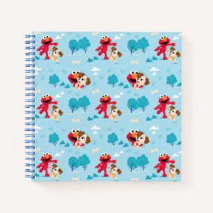 Carnet Rue Sésame Motif Elmo & Tango