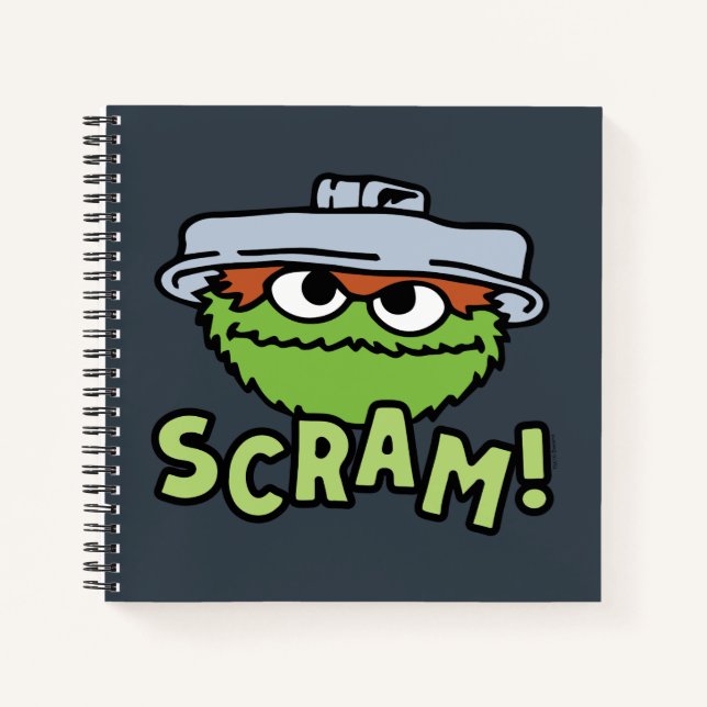 Carnet Rue Sésame | Oscar the Grouch Scram! (Devant)