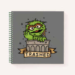 Carnet Rue Sésame Oscar the Grouch Trashed