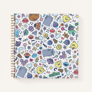 Carnet Rue Sésame   Sesame Pals DoodMotif