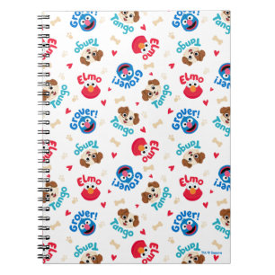 Carnet Rue Sésame Tango, Elmo et Motif Grover