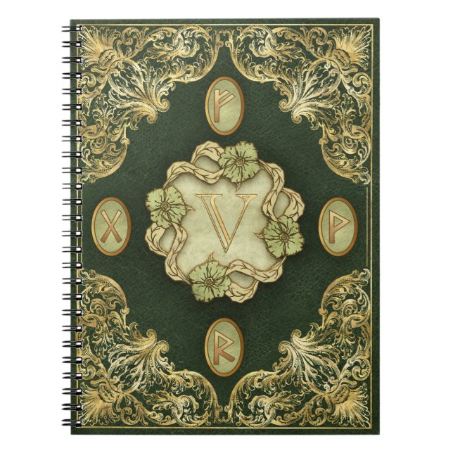 Carnet Rune magique grimoire (Devant)