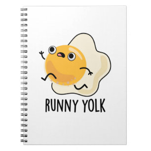 Carnet Runny Yolk Funny Food Egg Pun